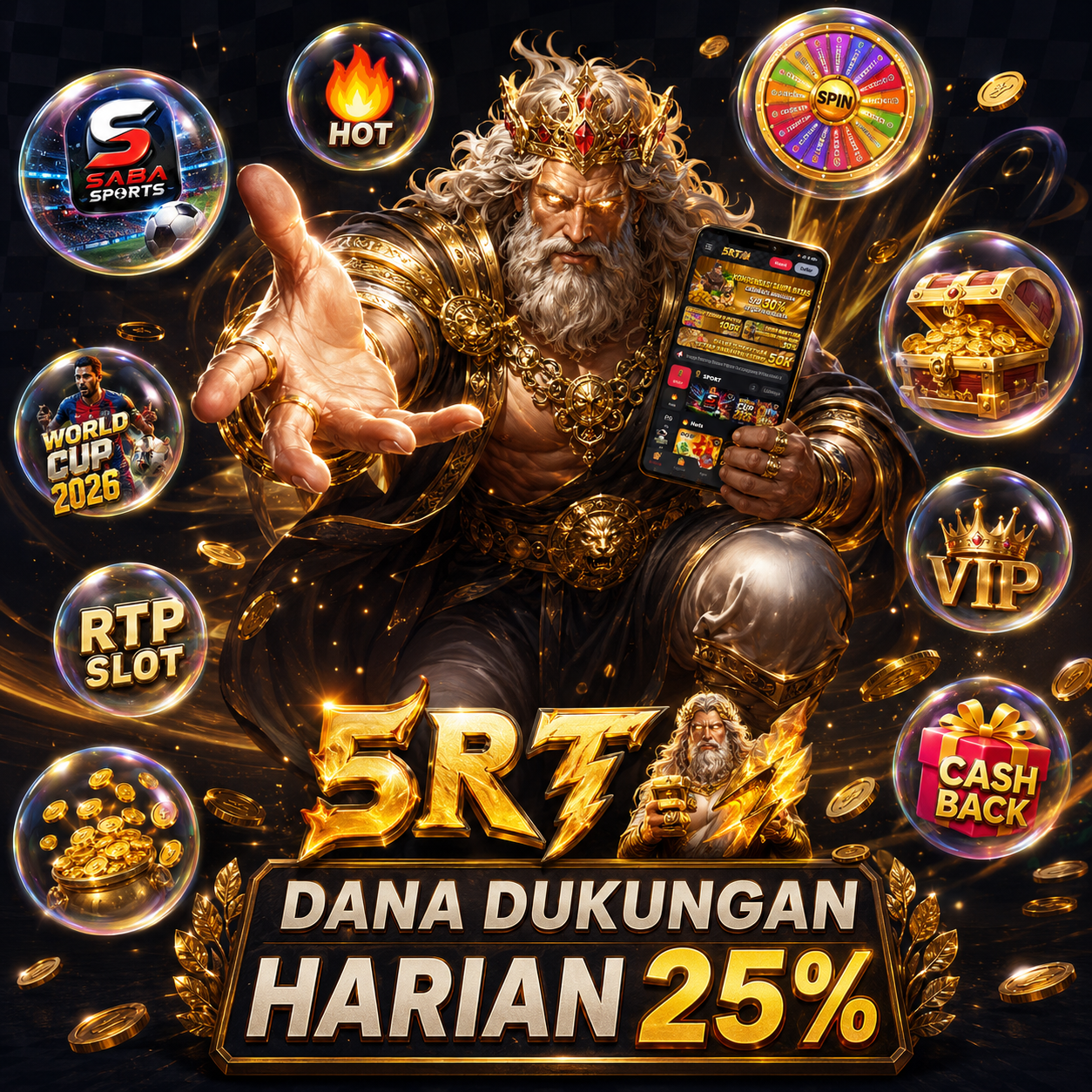 5RT - Dowdload & Install Aplikasi Slot Asli Minimal Bet 400 Perak