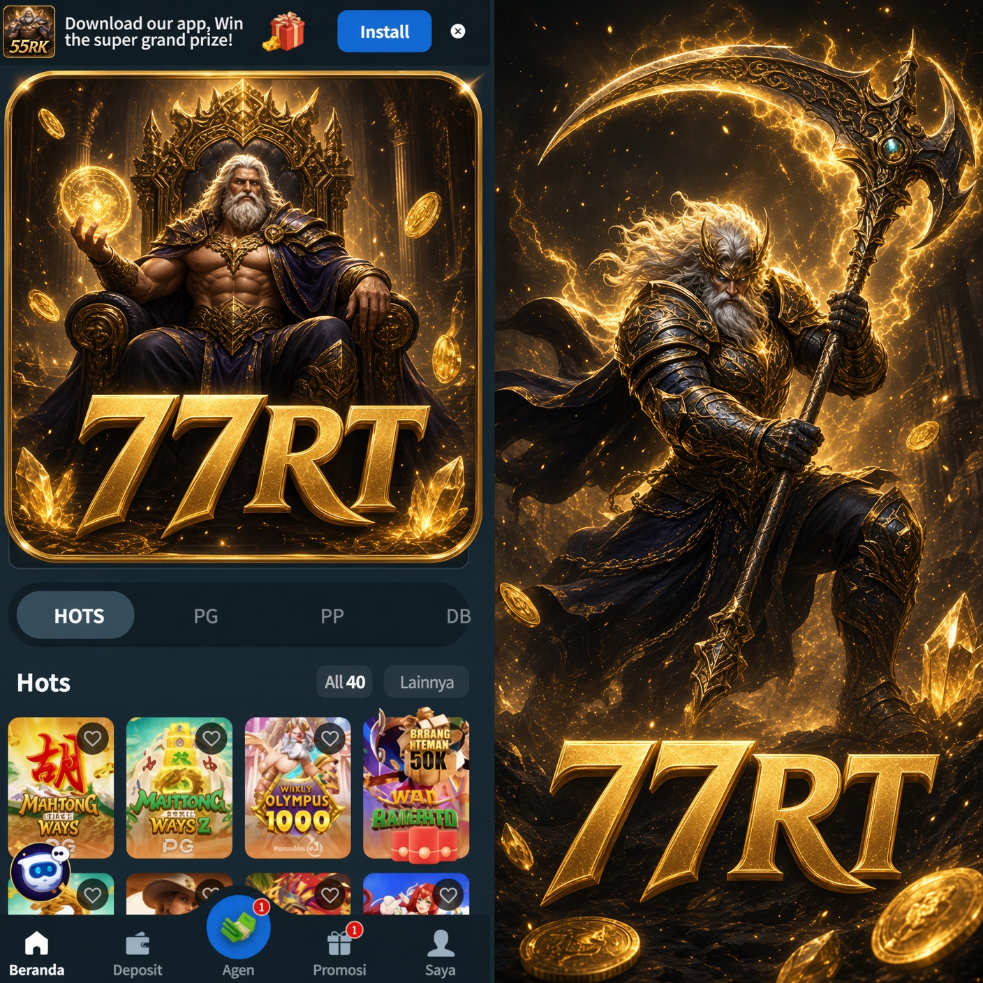 77RT - 77rt Pilihan Game PG Soft untuk Penggemar Slot Online
