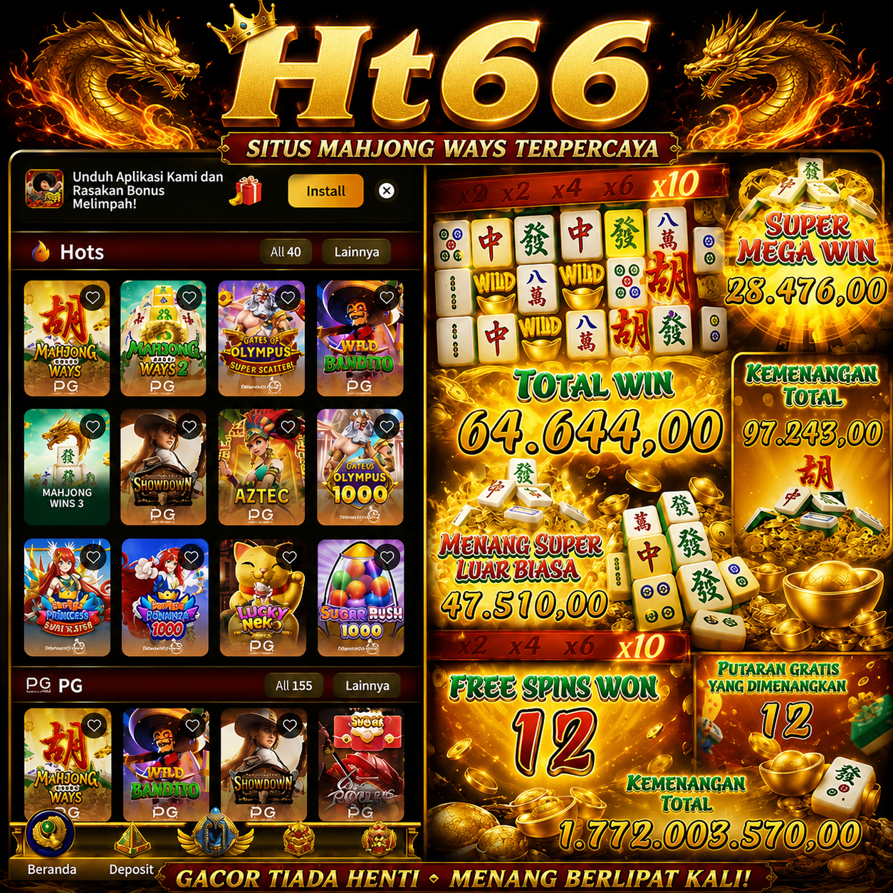 Pengalaman mobile ht66