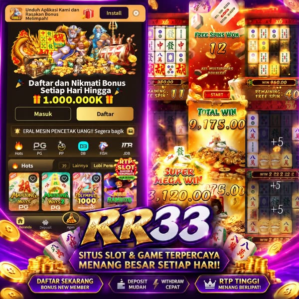 RR33 - Platform Slot Online dengan Pengalaman Bermain Terbaik